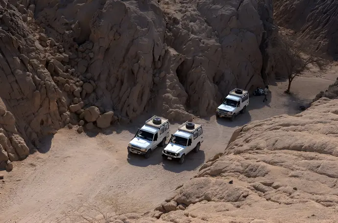 Hurghada: Wüsten-Quadbike und Buggy-Abenteuer mit kamelreiten und BBQ